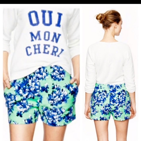 J Crew Tap Short Floral - Picture 2 of 7